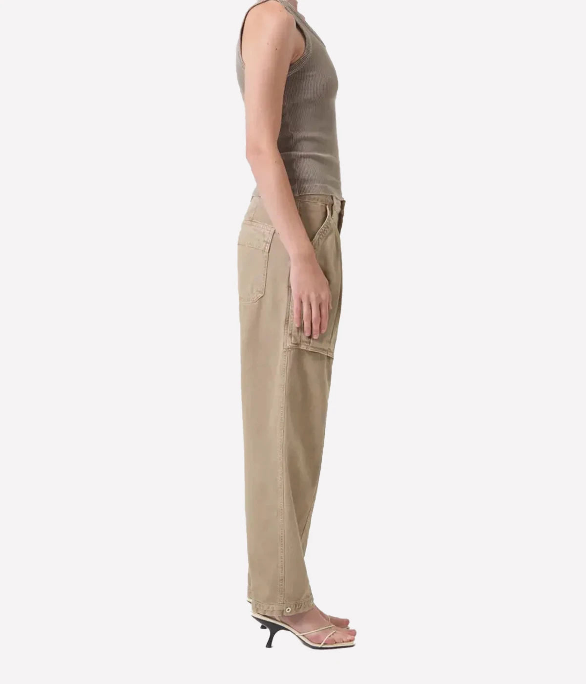 Poppy Scoop Neck Tank in Trail
