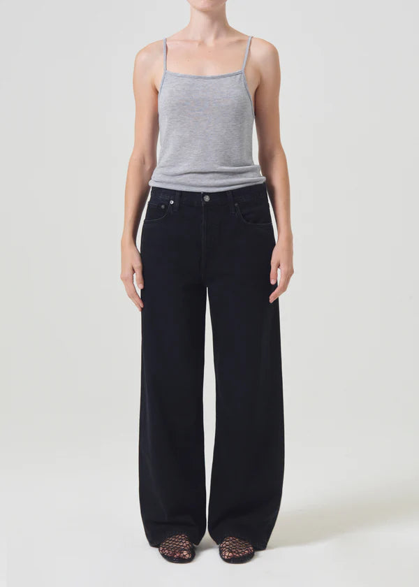 Low Slung Baggy Jean in Crushed