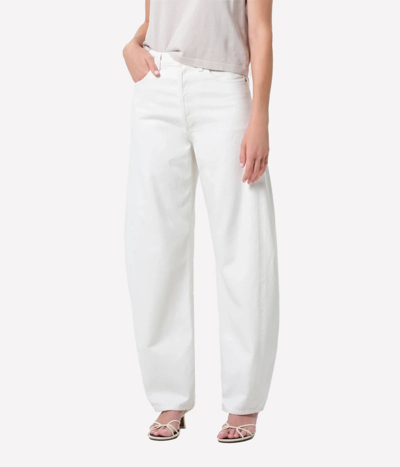 Luna Pierced Jean in Chalk White