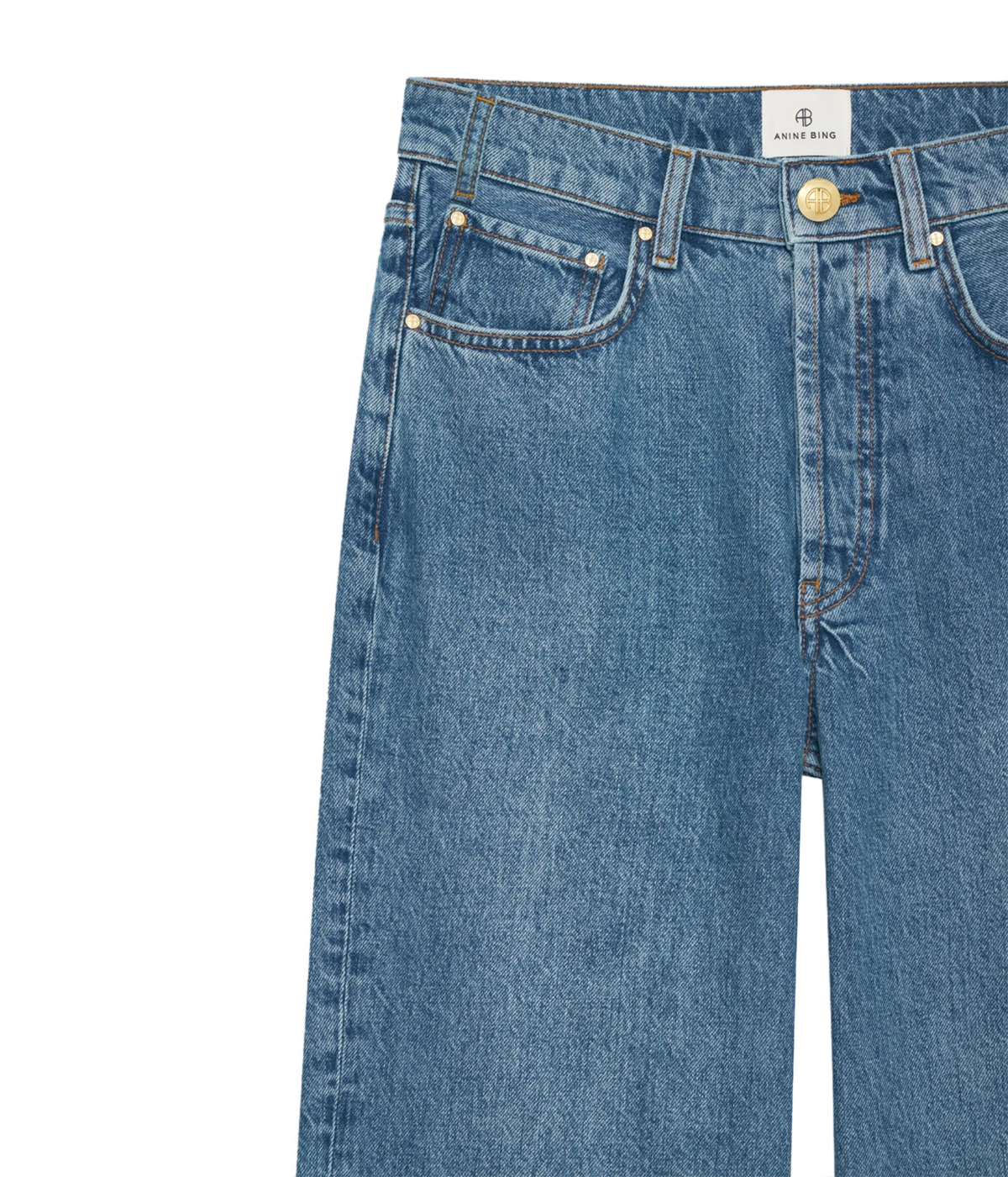 Gavin Long Jean in Atlantic Blue