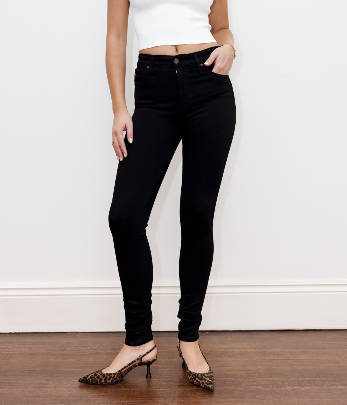 The Farrah Jean in Super Black