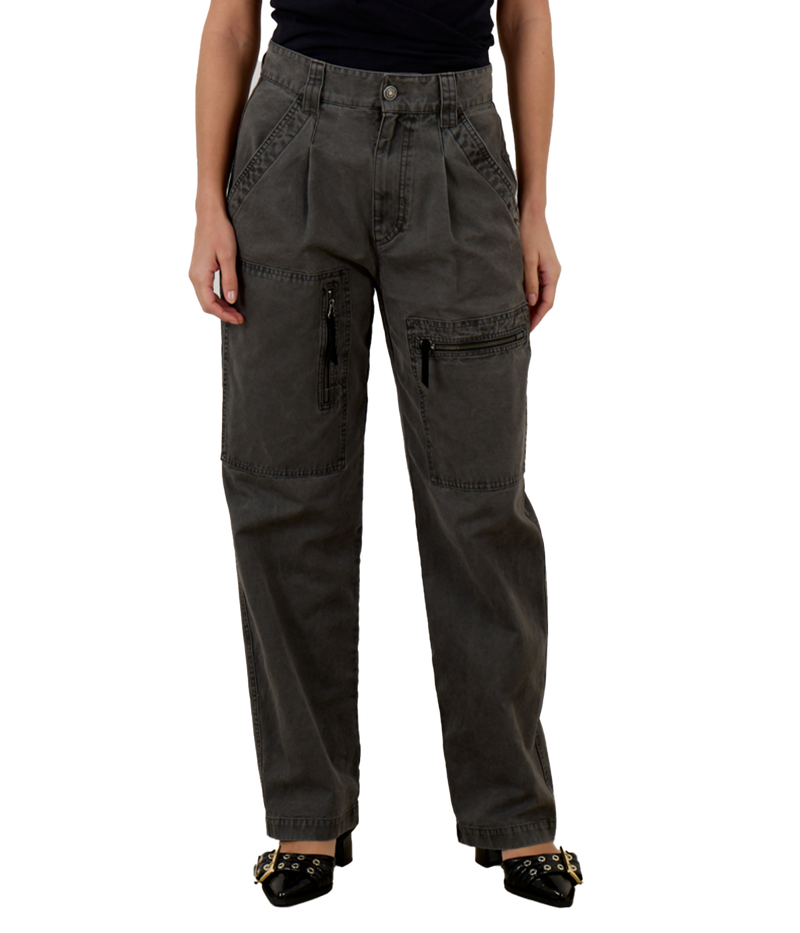 Kanna Pants in Faded Black