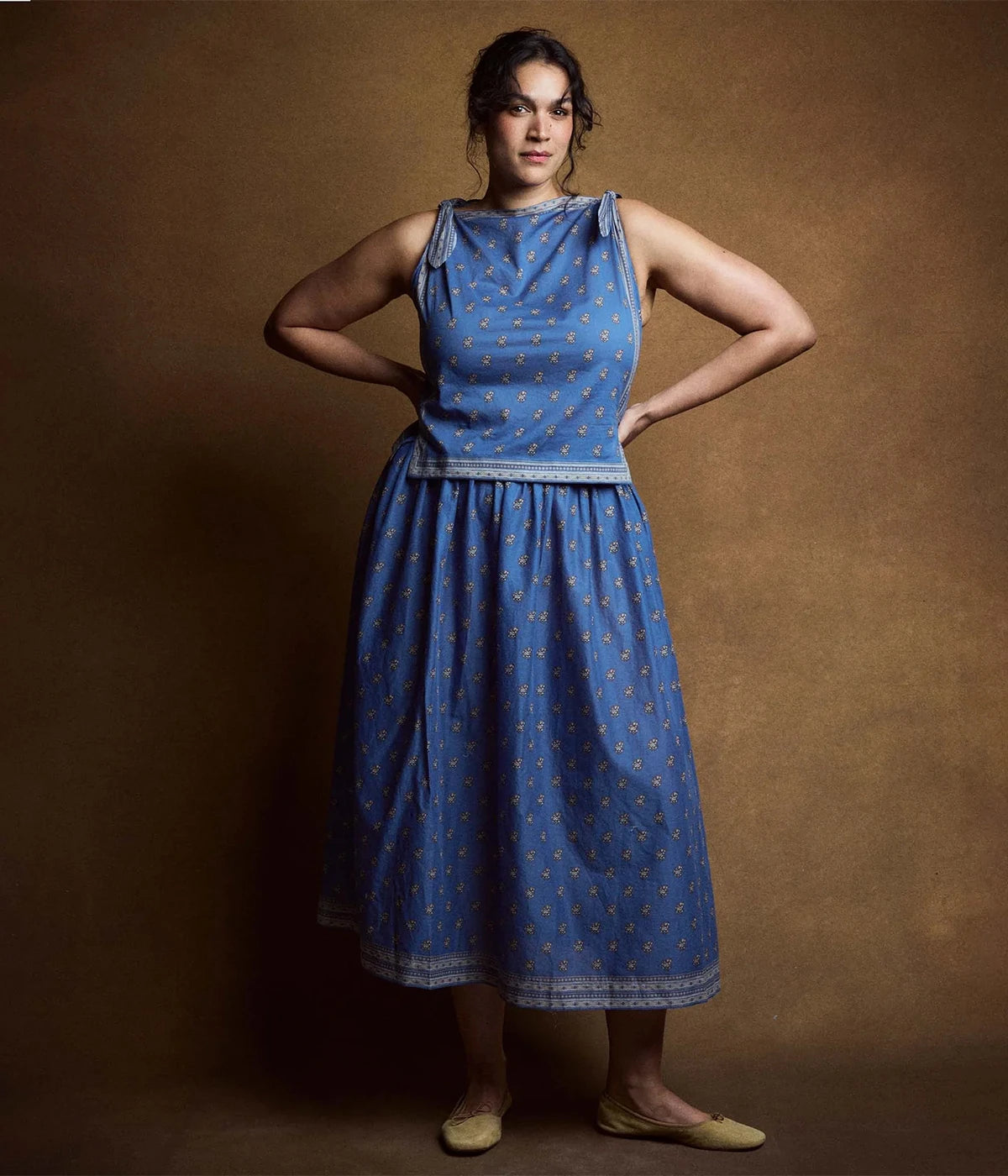Amalia Top in EARTHA PAISLEY