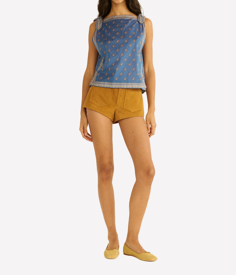 Amalia Top in EARTHA PAISLEY