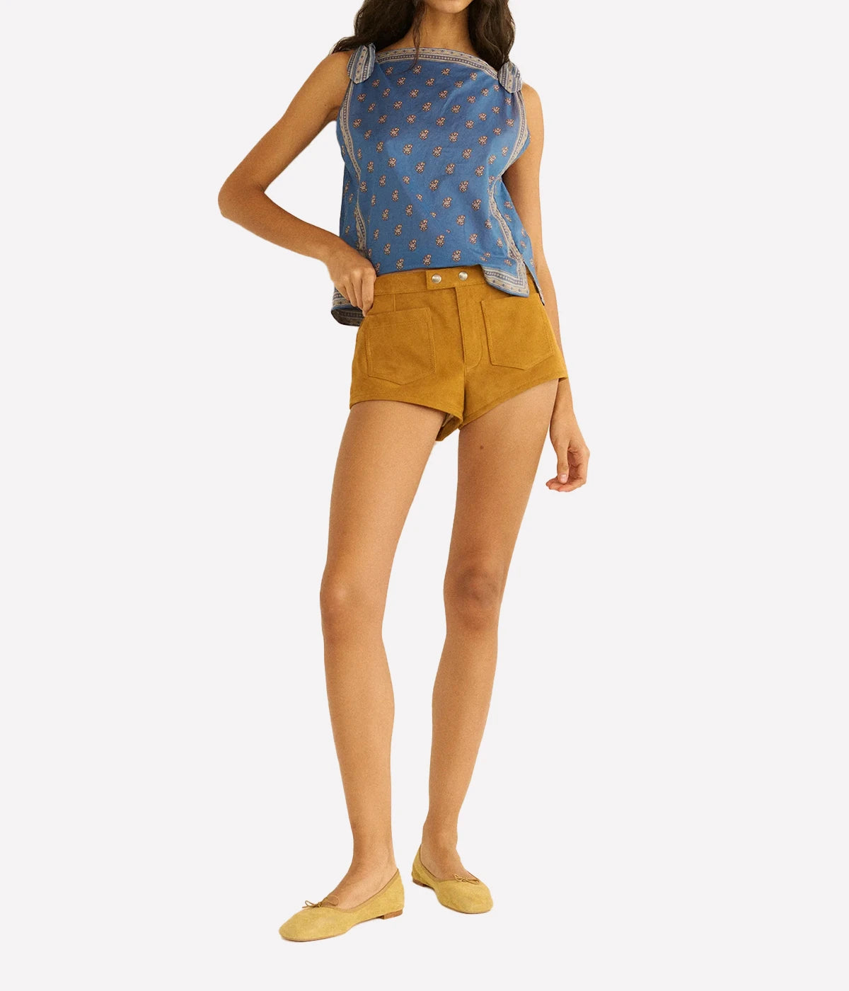 Amalia Top in EARTHA PAISLEY
