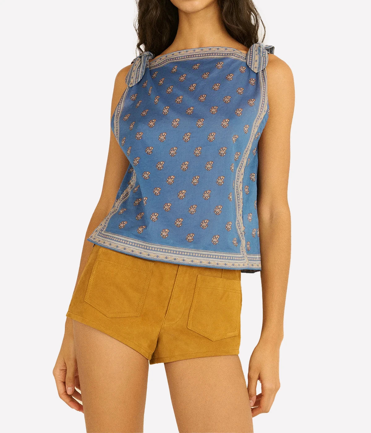 Amalia Top in EARTHA PAISLEY
