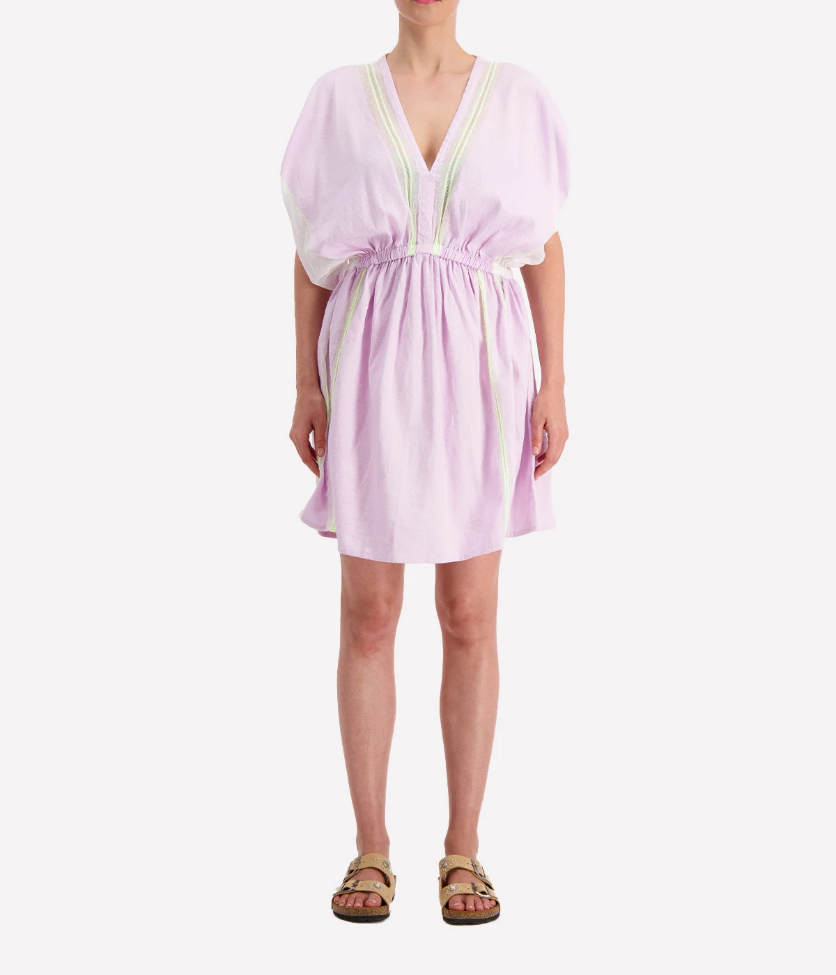 Alem Plunge Dress in Ruti Orchid