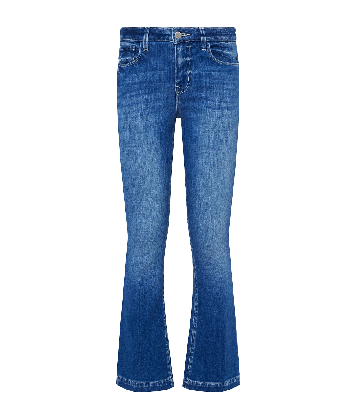 Ali High Rise Slim Flare Jean in Maywood