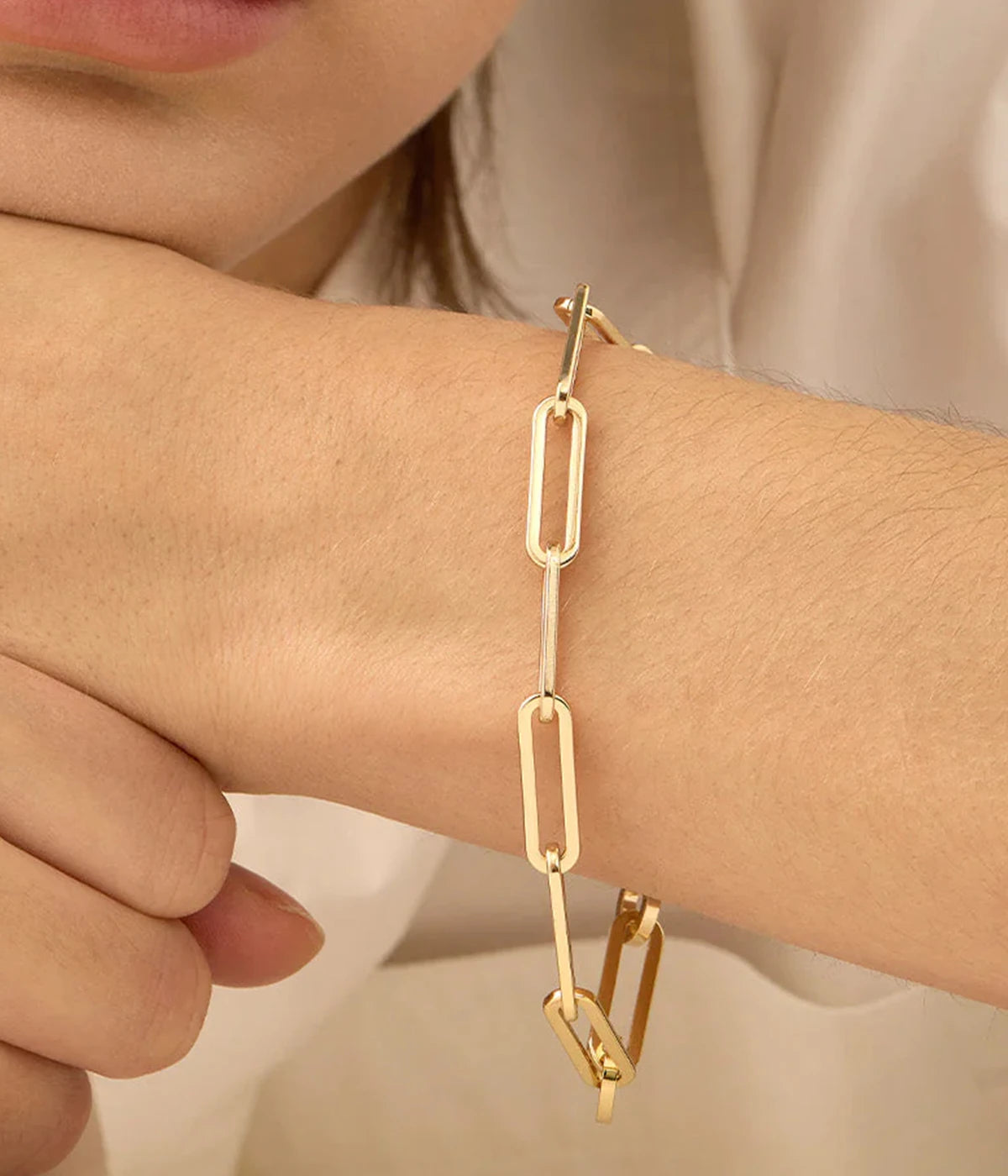 Andi Slim Bracelet in Gold