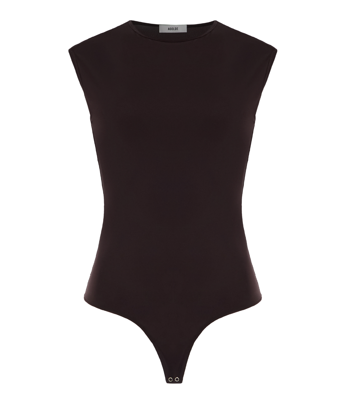 Aura Sleeveless Bodysuit in Chocolate