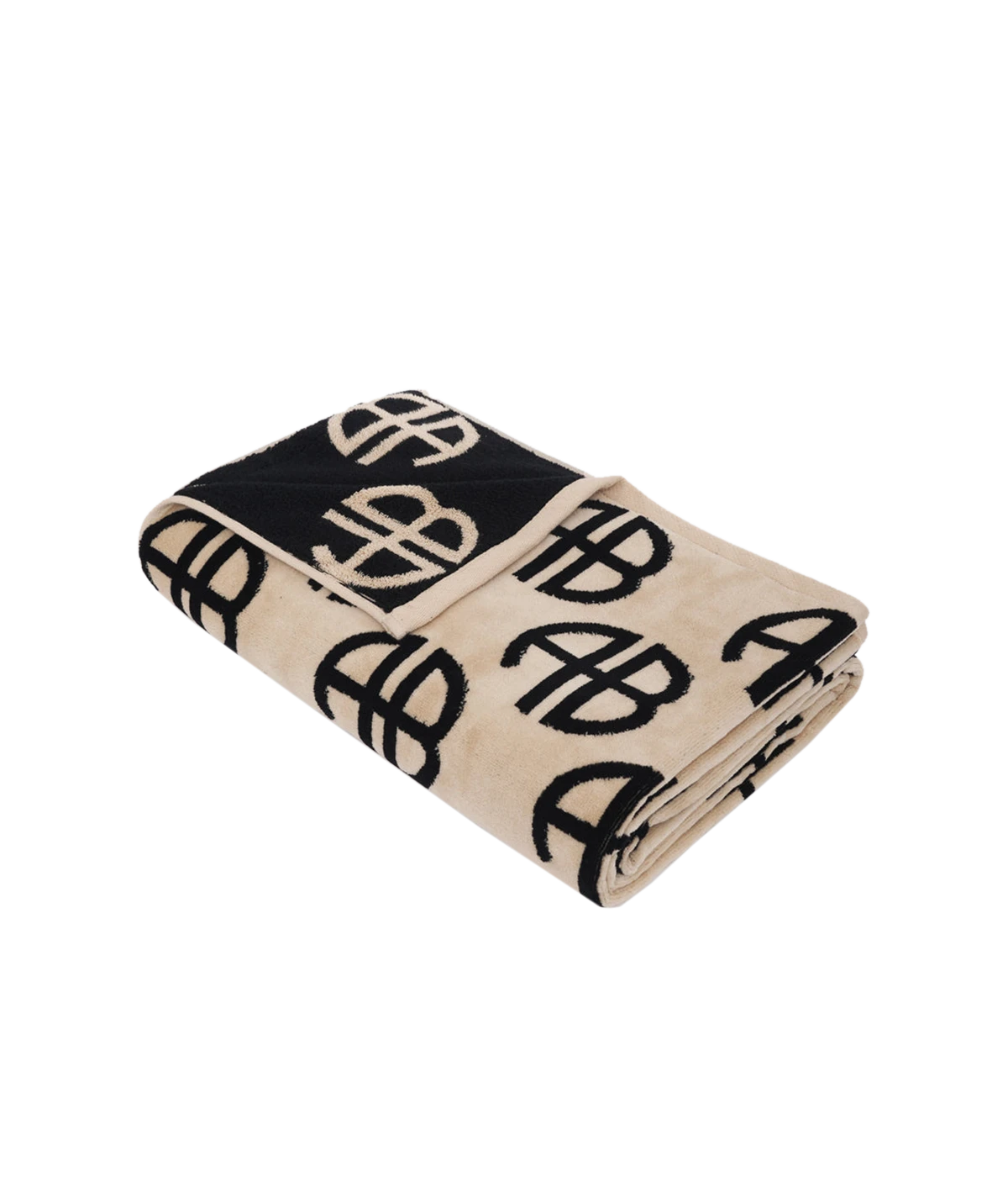 Bahia Beach Towel in Beige Monogram