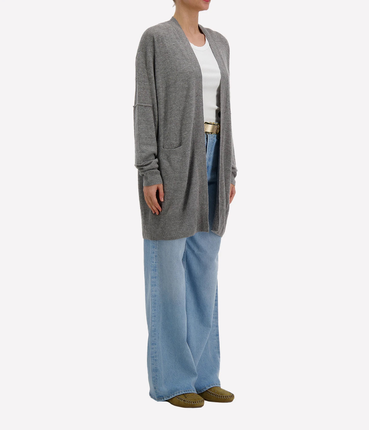Baikal Cardigan in Grey