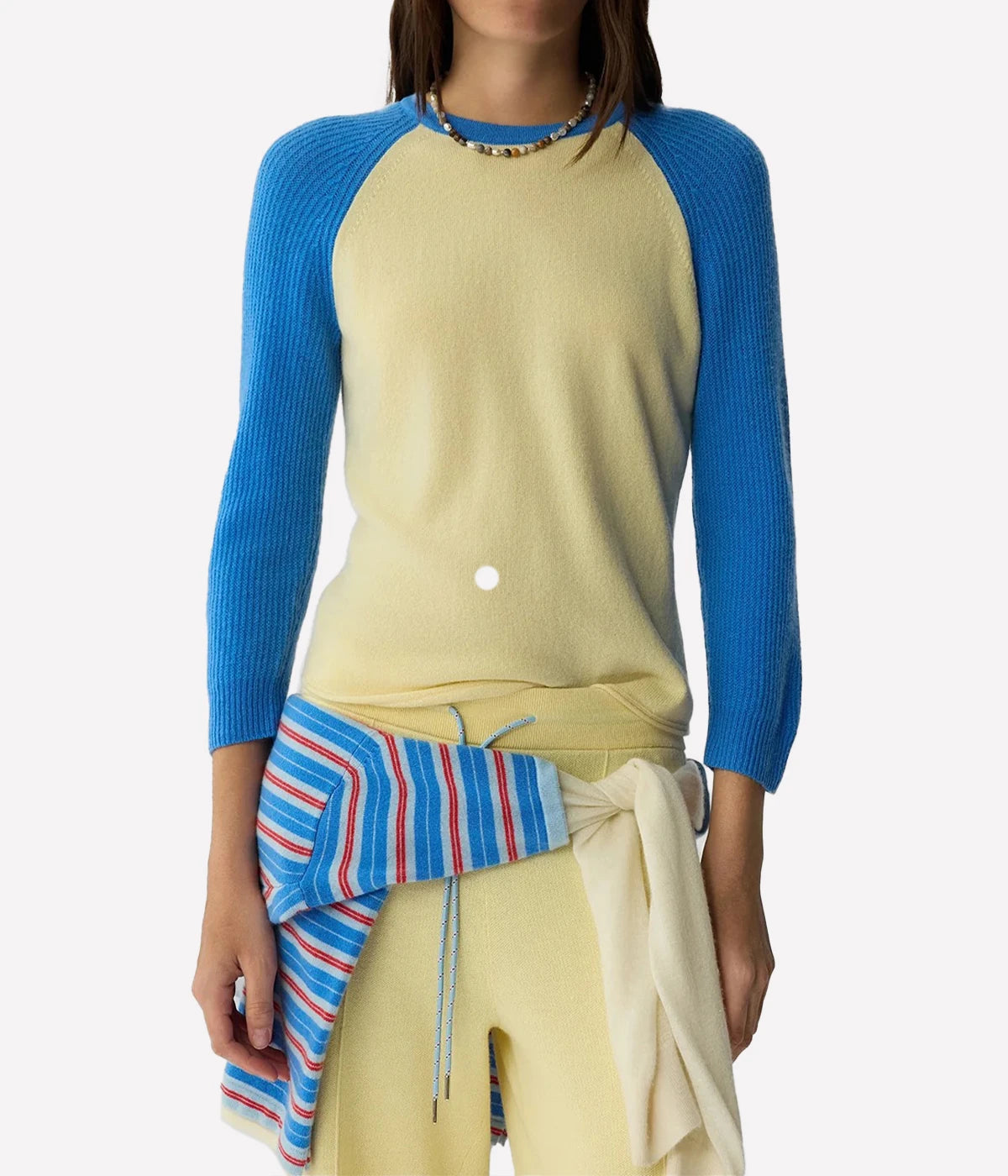 Baseball Tee In Mist Sail