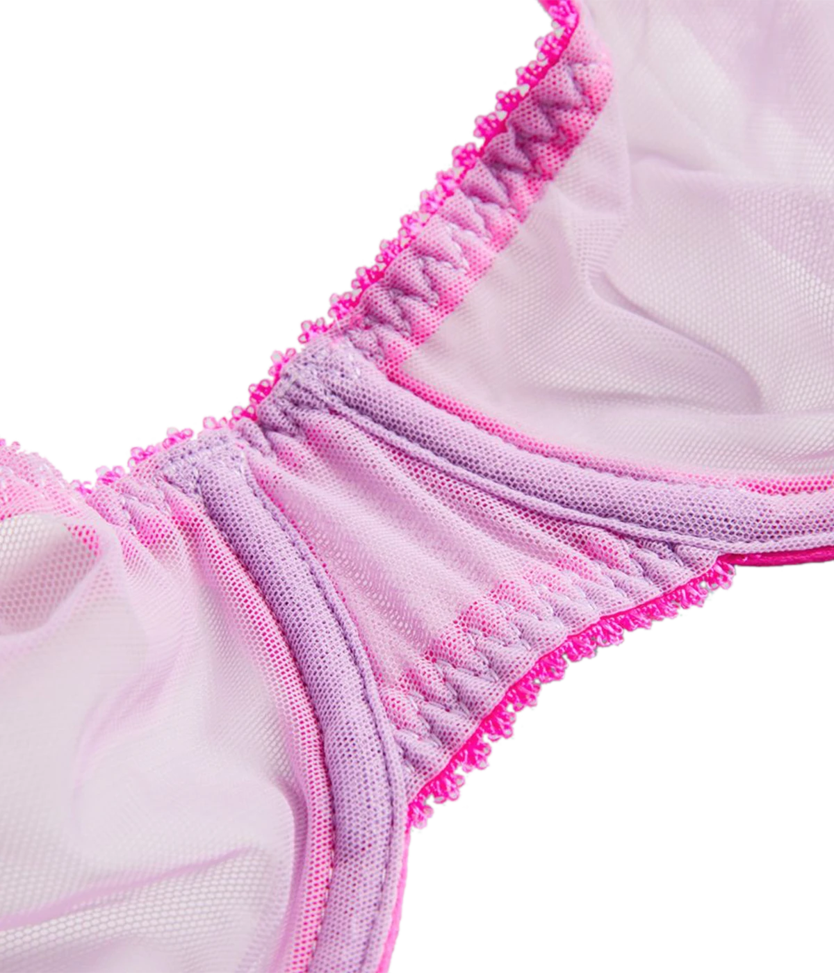 Bella Tulle Underwire Bra in Pastel Pink