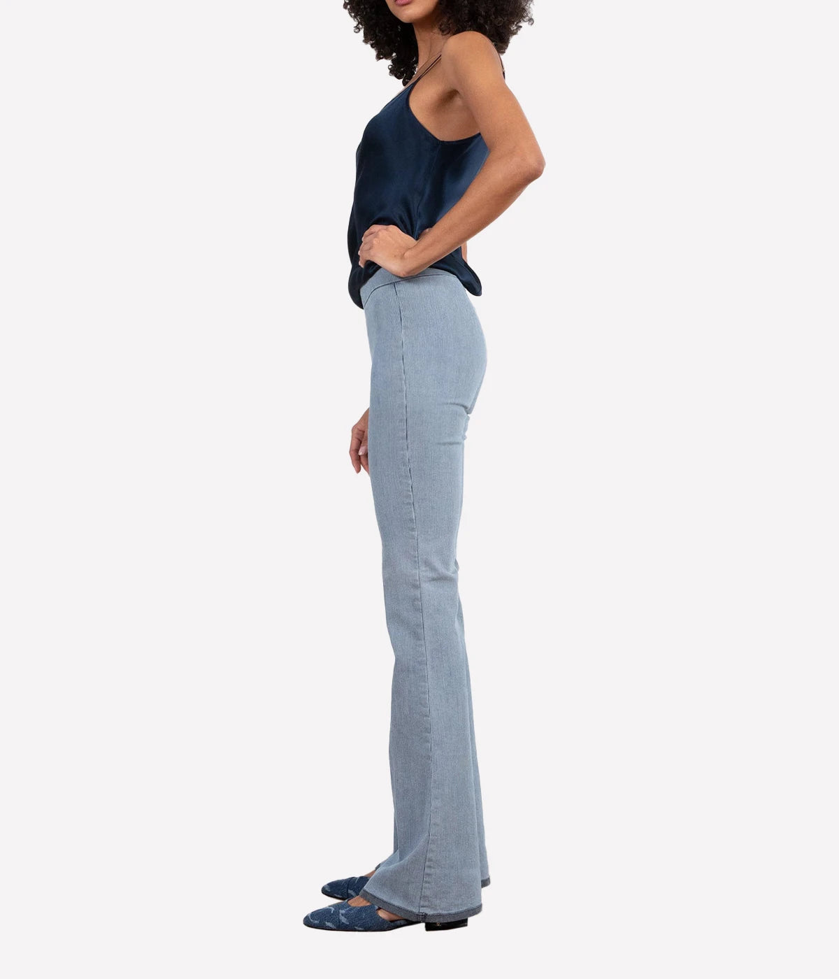 Bellini Pant in Stripe Denim