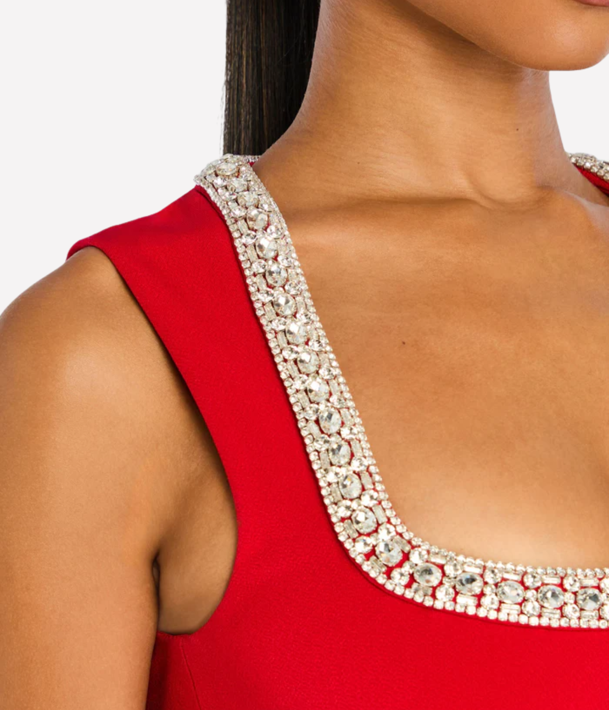 Bexley Dress in Cardinal