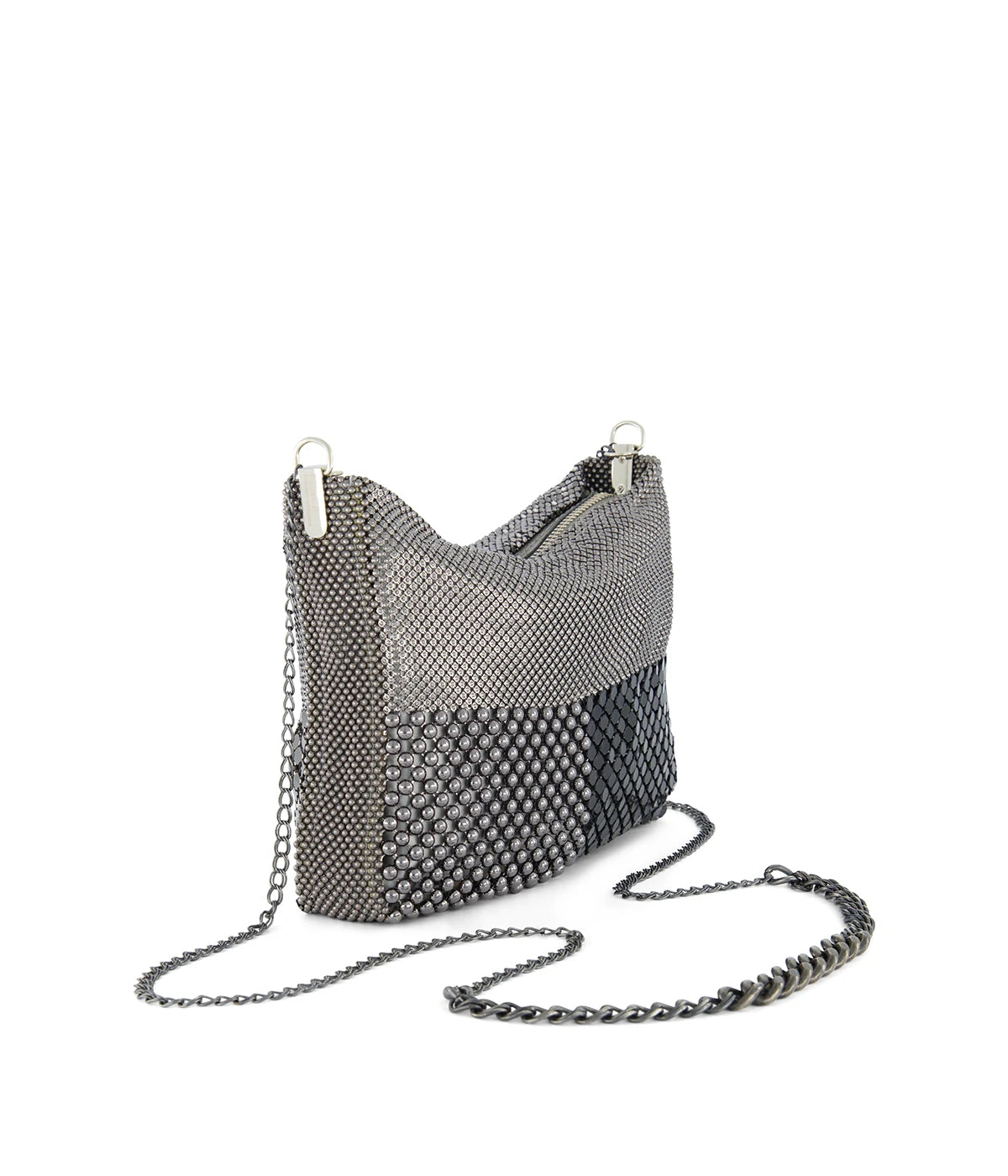 Bloom Box Party Bag in Gunmetal & Black