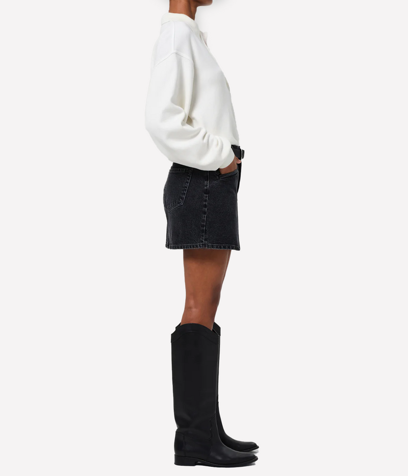 Brita Mini Skirt In Meteorite