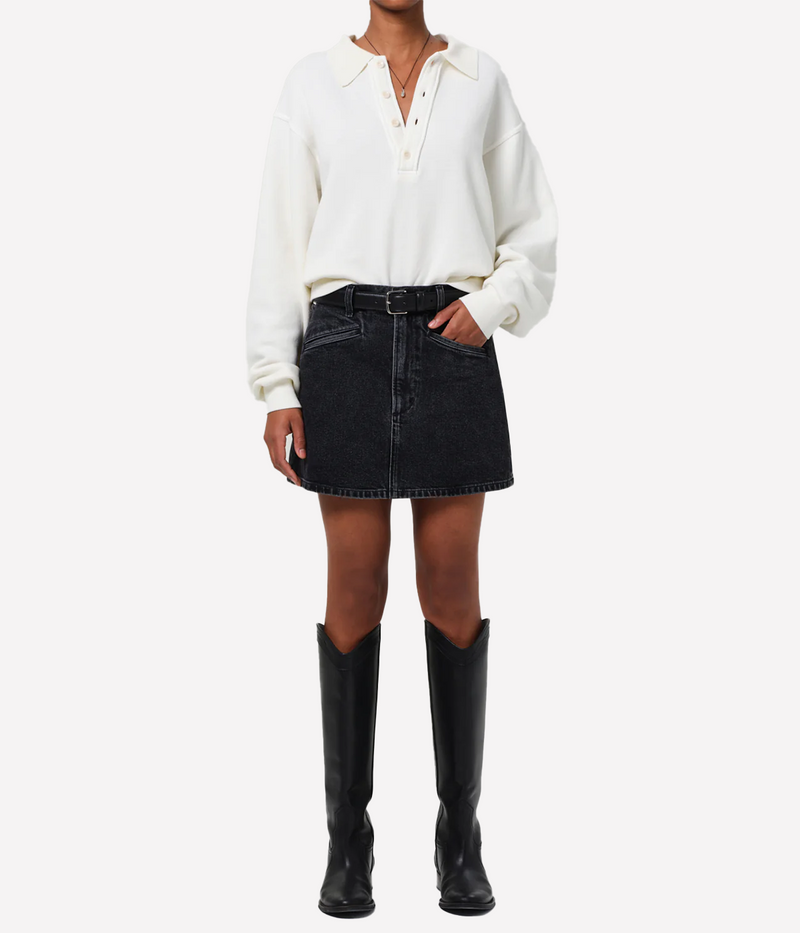 Brita Mini Skirt In Meteorite