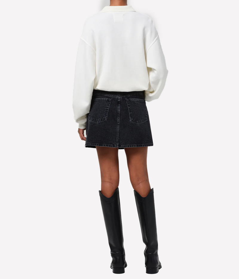 Brita Mini Skirt In Meteorite