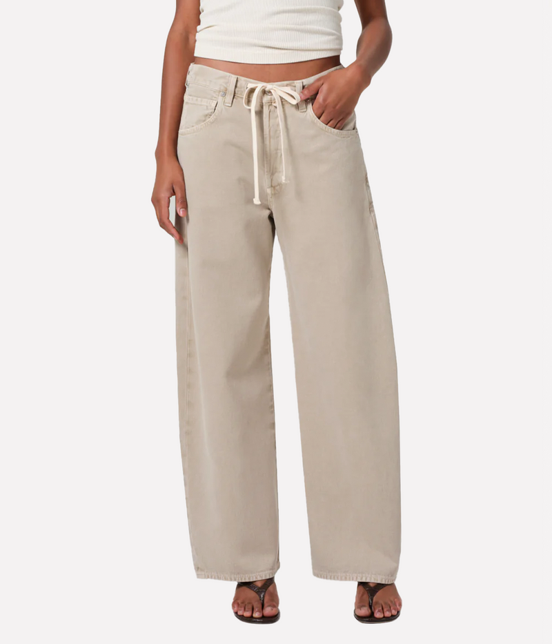 Brynn Drawstring Trouser in Brushed Quartz