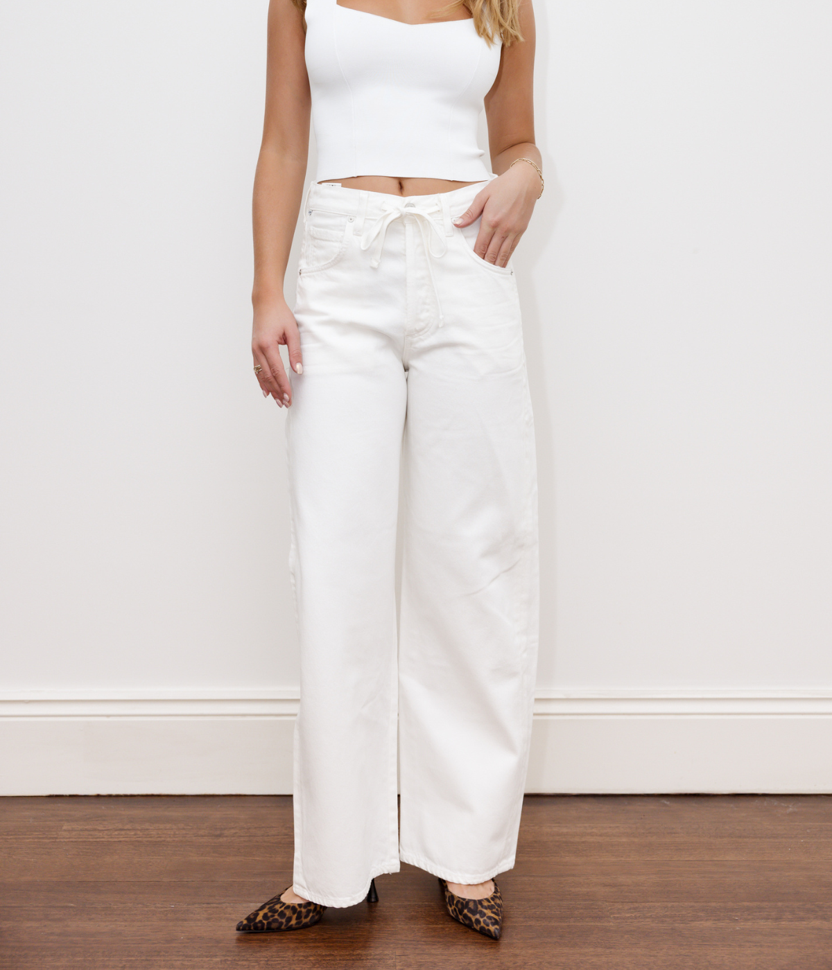 Brynn Drawstring Trouser in Pashmina