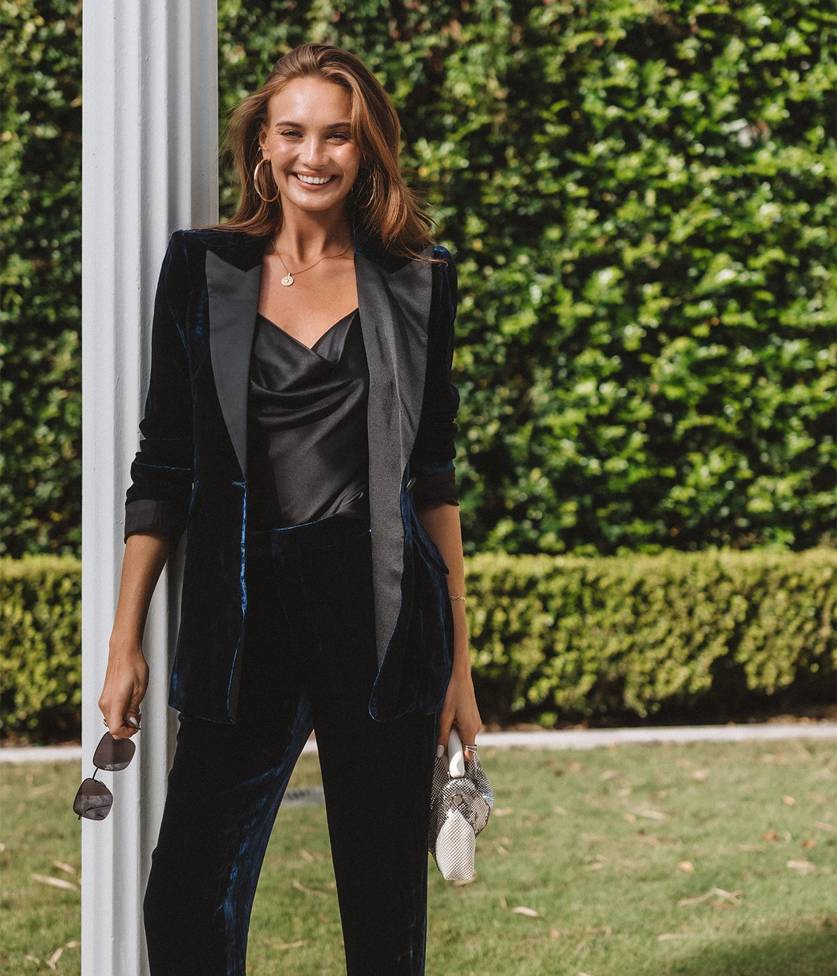 Sheila Tux Blazer in Midnight Black