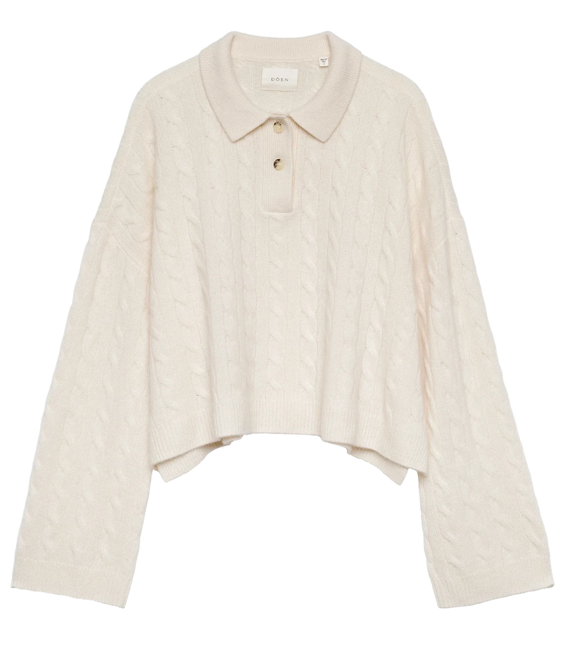 Cambridge Cashmere Sweater In Magnolia