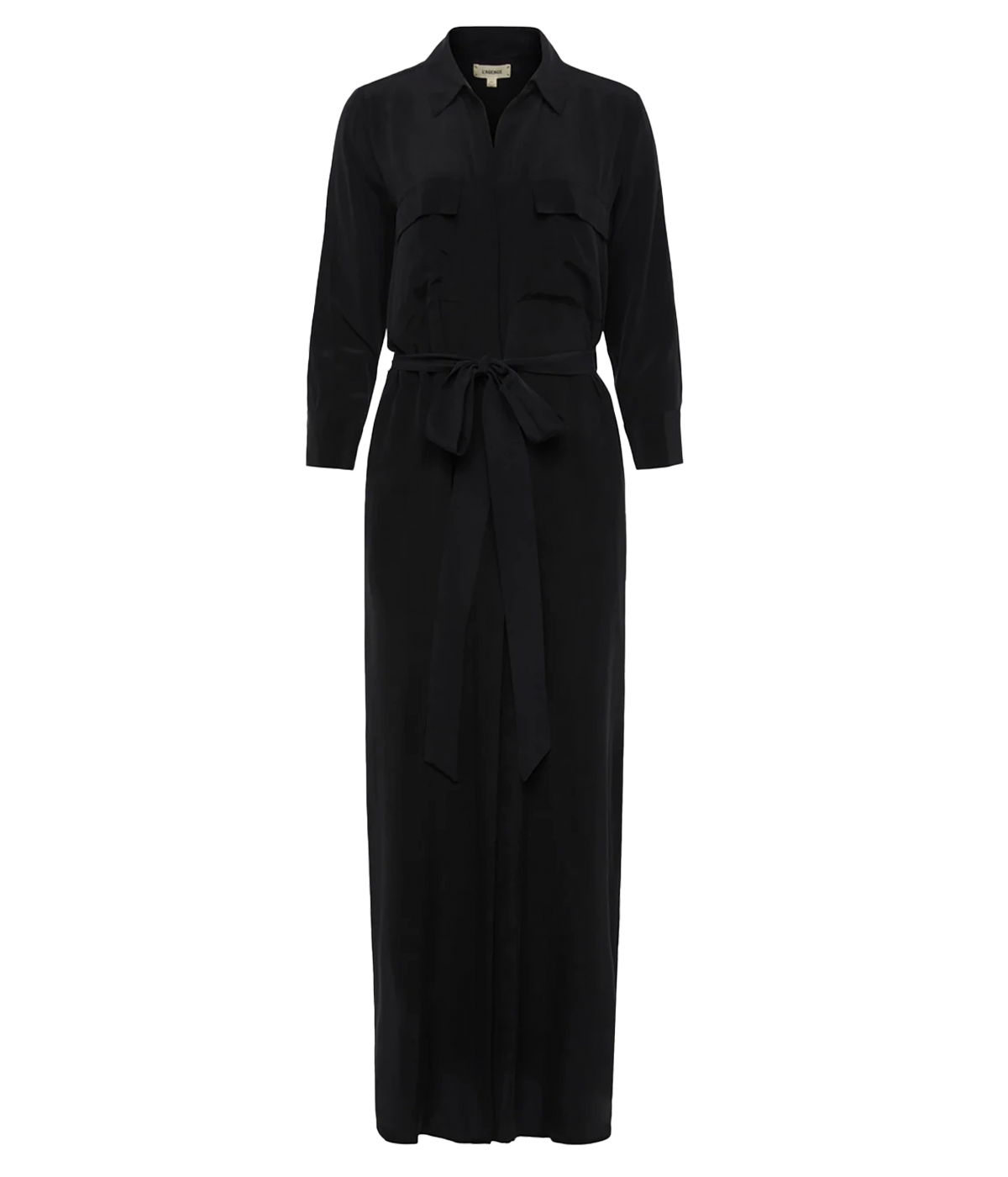 *FINAL SALE* Cameron Long Shirt Dress in Black