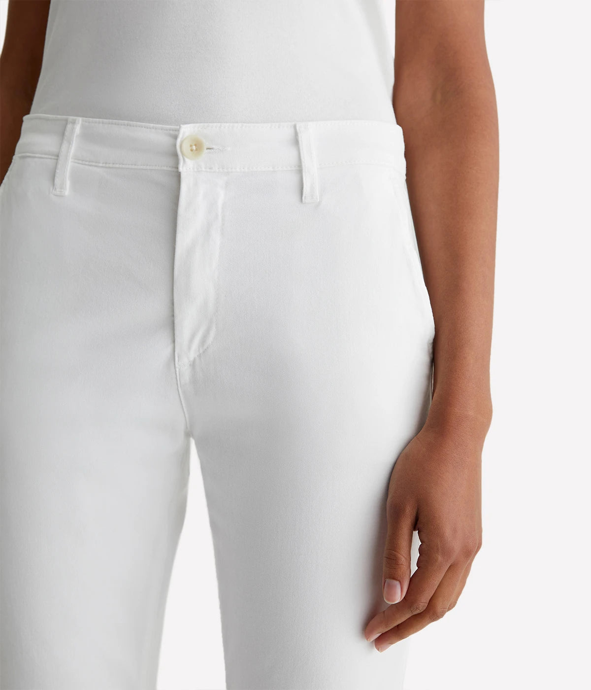 Caden Tailored Trouser in White