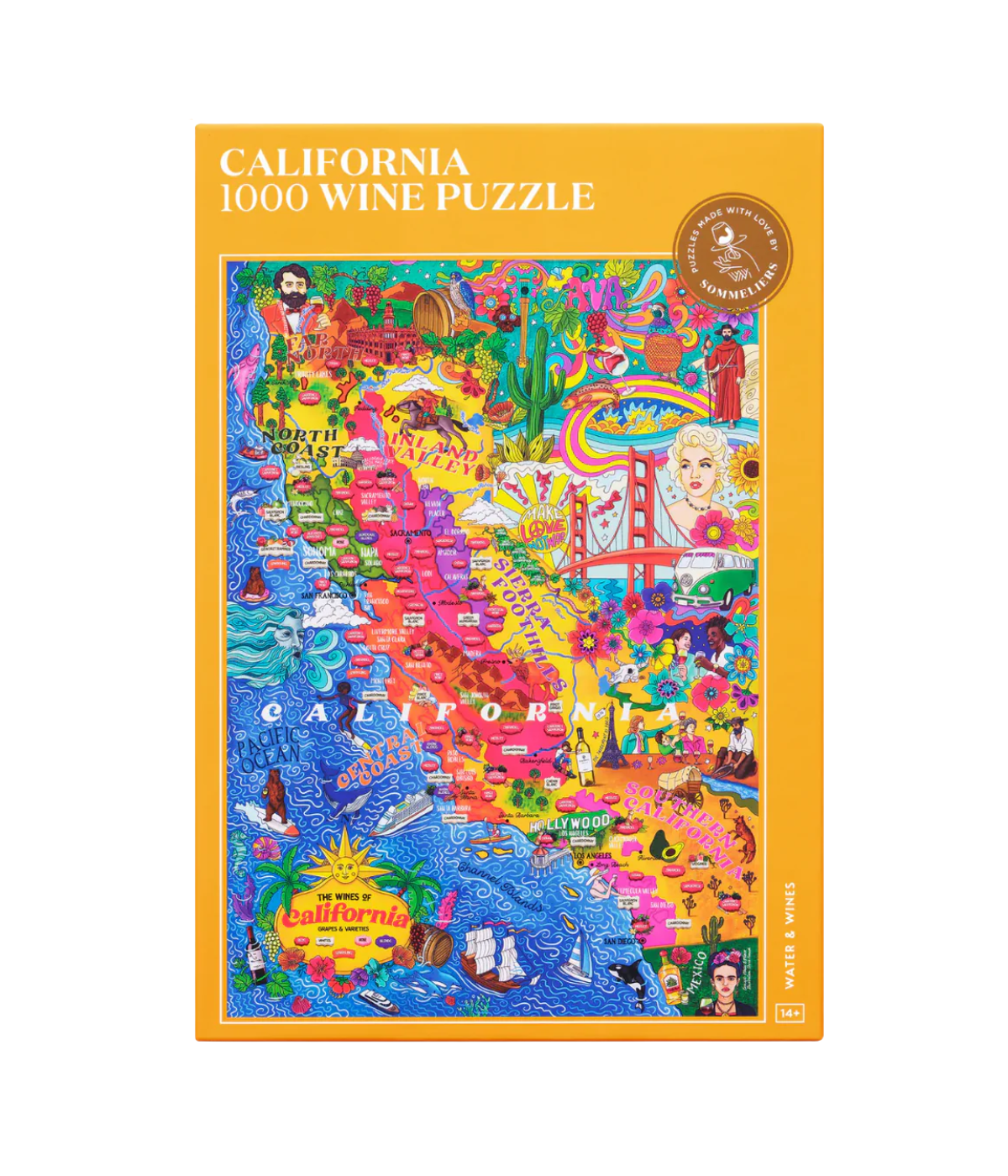 1000 Piece Puzzle of California