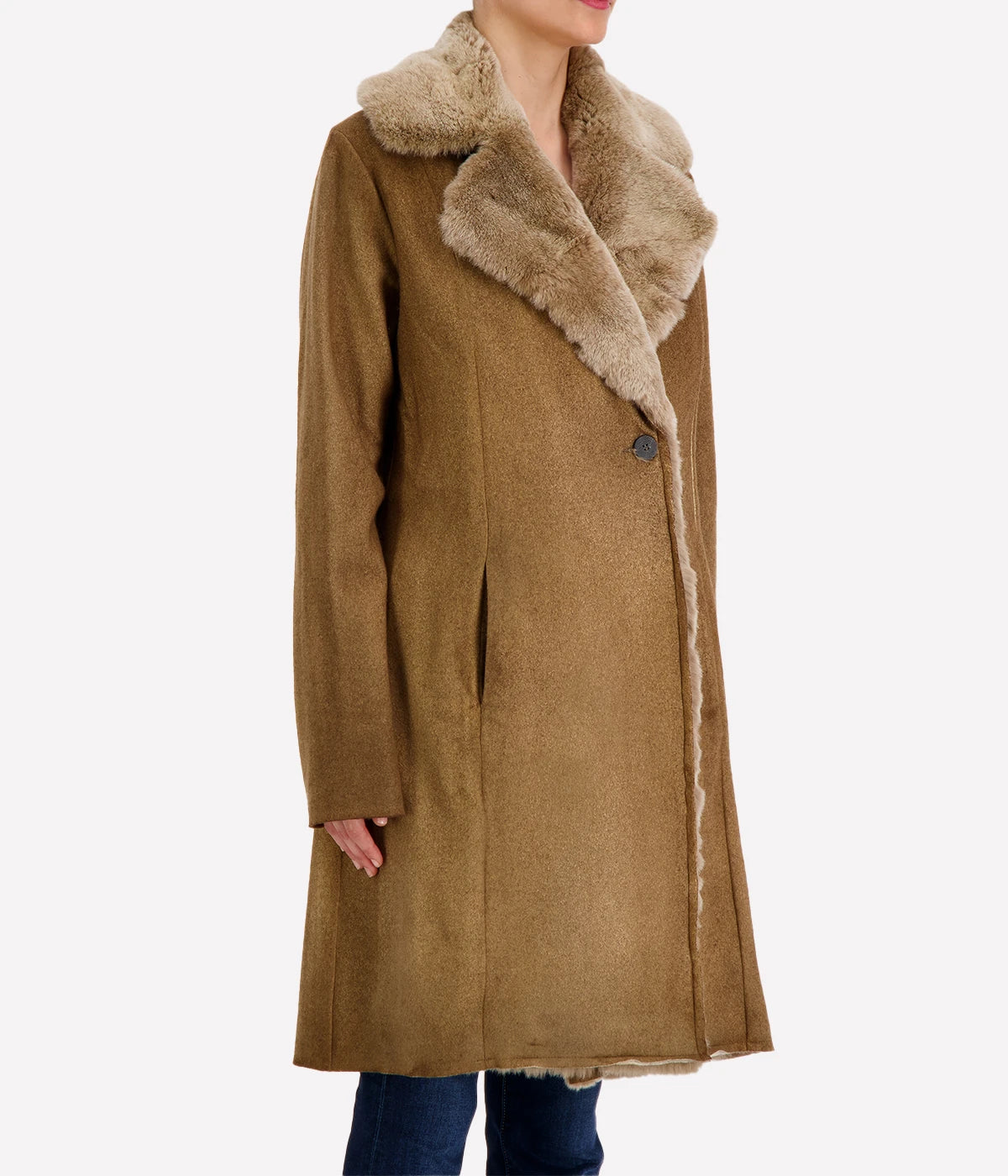 Cappotto Rever Coat in Sughero
