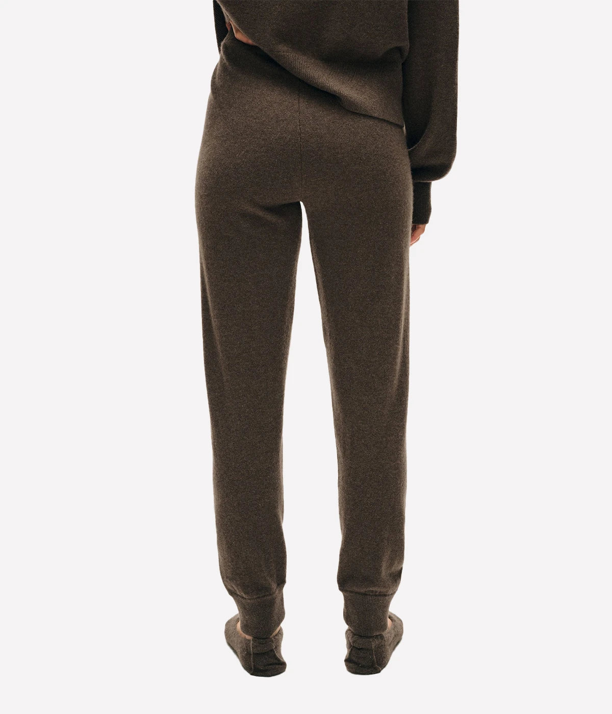 Cashmere Jogger in Russet Brown