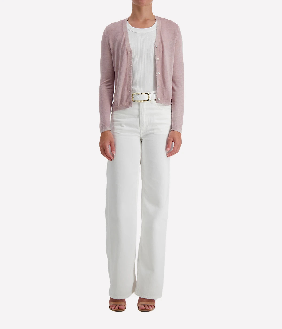 Cashmere Silk Cardigan in WISTERIA