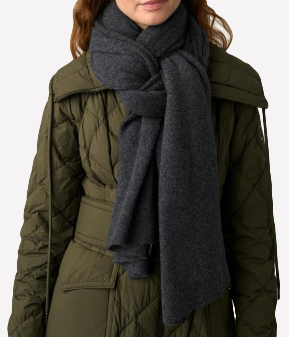 *FINAL SALE* Cashmere Travel Wrap in Charcoal