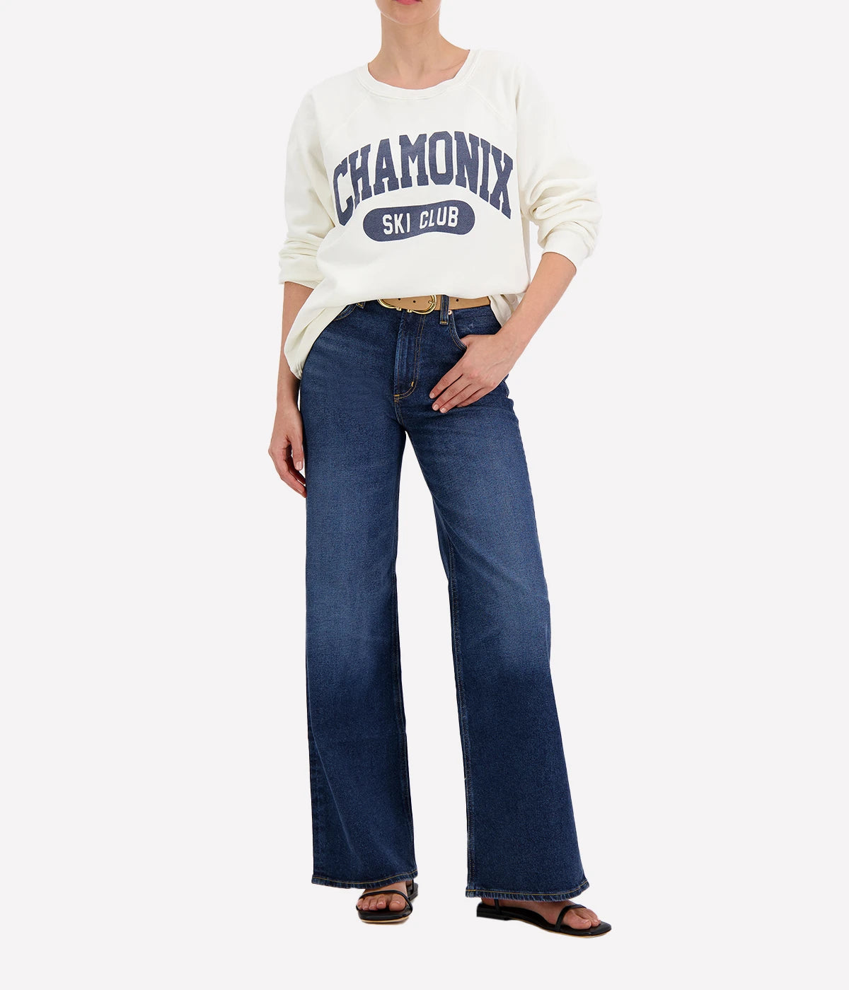 Chamonix Sweater in Antique White