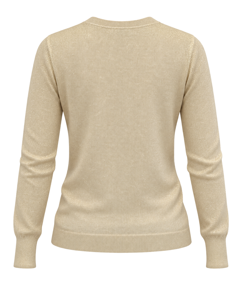 Back product view of Avant Toi Merano Pullover in Vaniglia