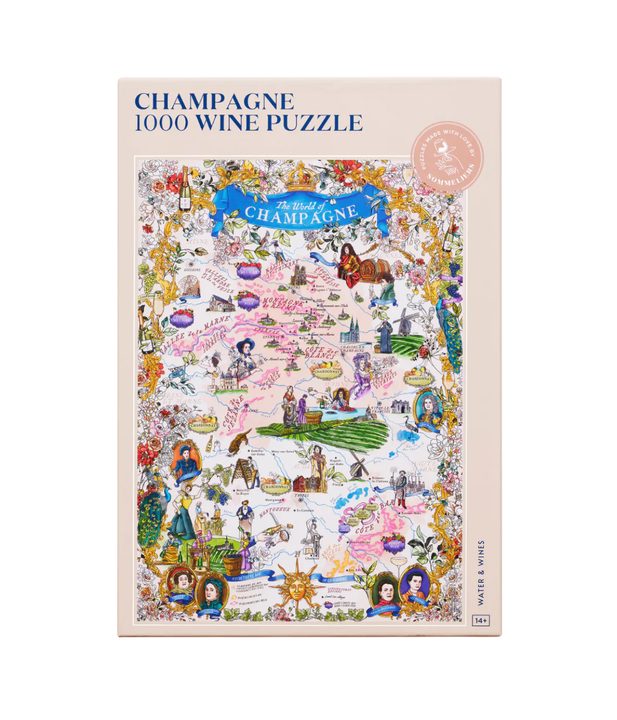 1000 Piece Puzzle of Champagne
