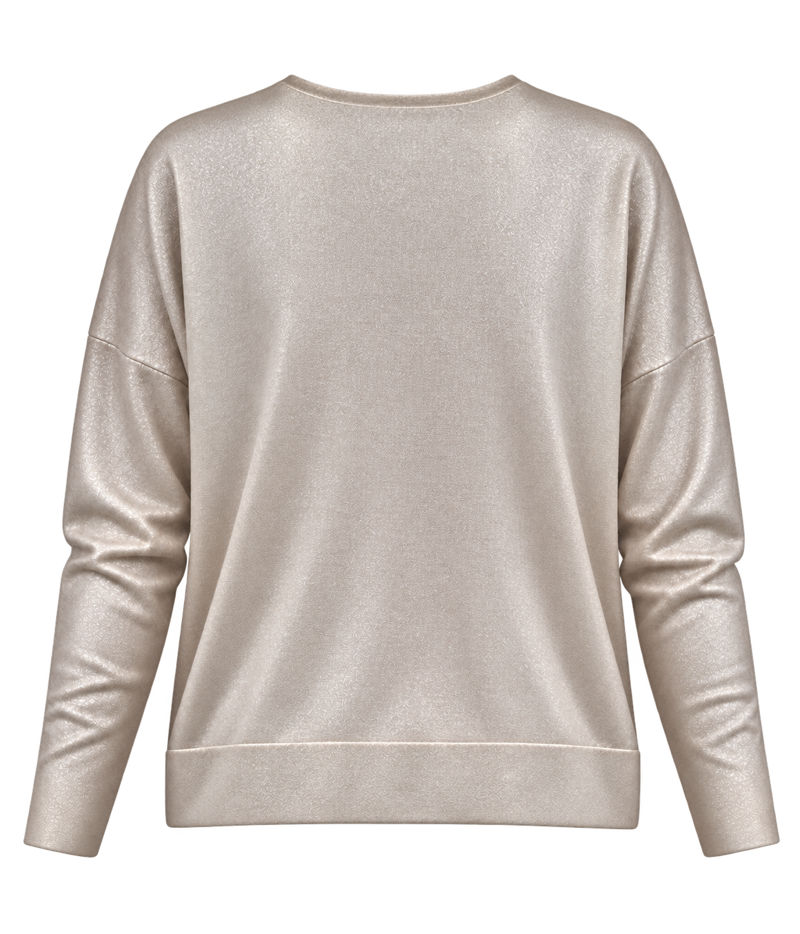 Back product view of Avant Toi Knitted Pullover in Noce Moscata