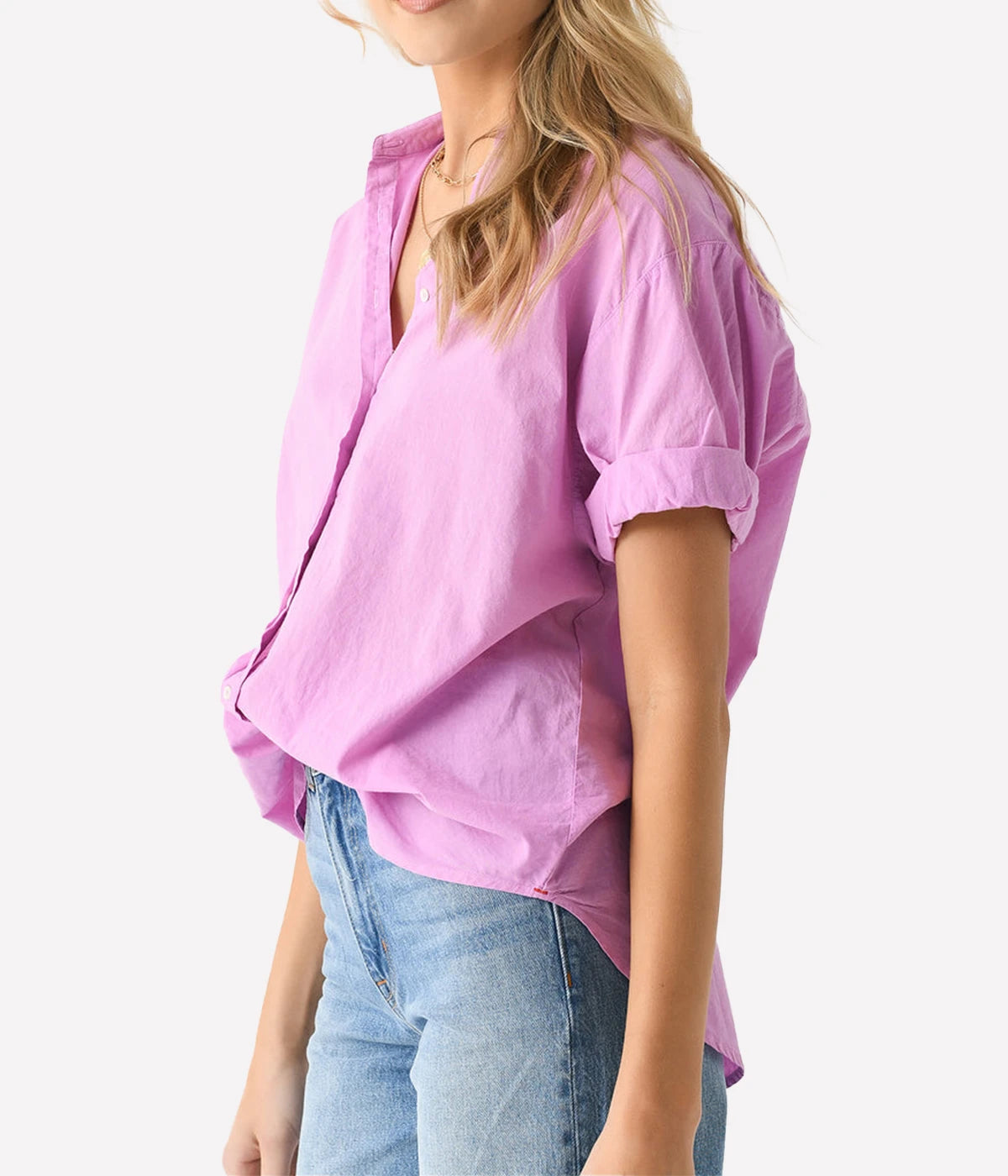 Channing Shirt in Lavendar Pink