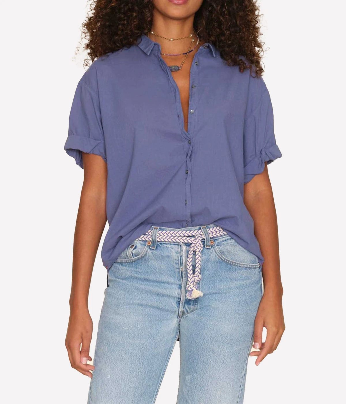 Channing Shirt in Marlin Blue