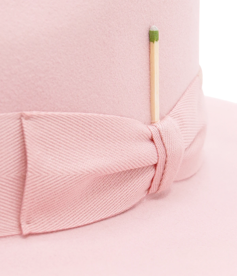 Charlotte Kidd Hat in Rose