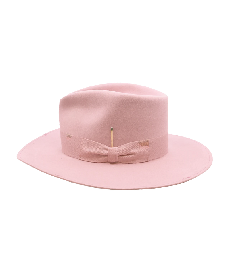 Charlotte Kidd Hat in Rose