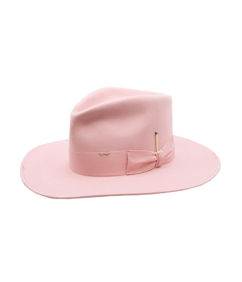 Charlotte Kidd Hat in Rose