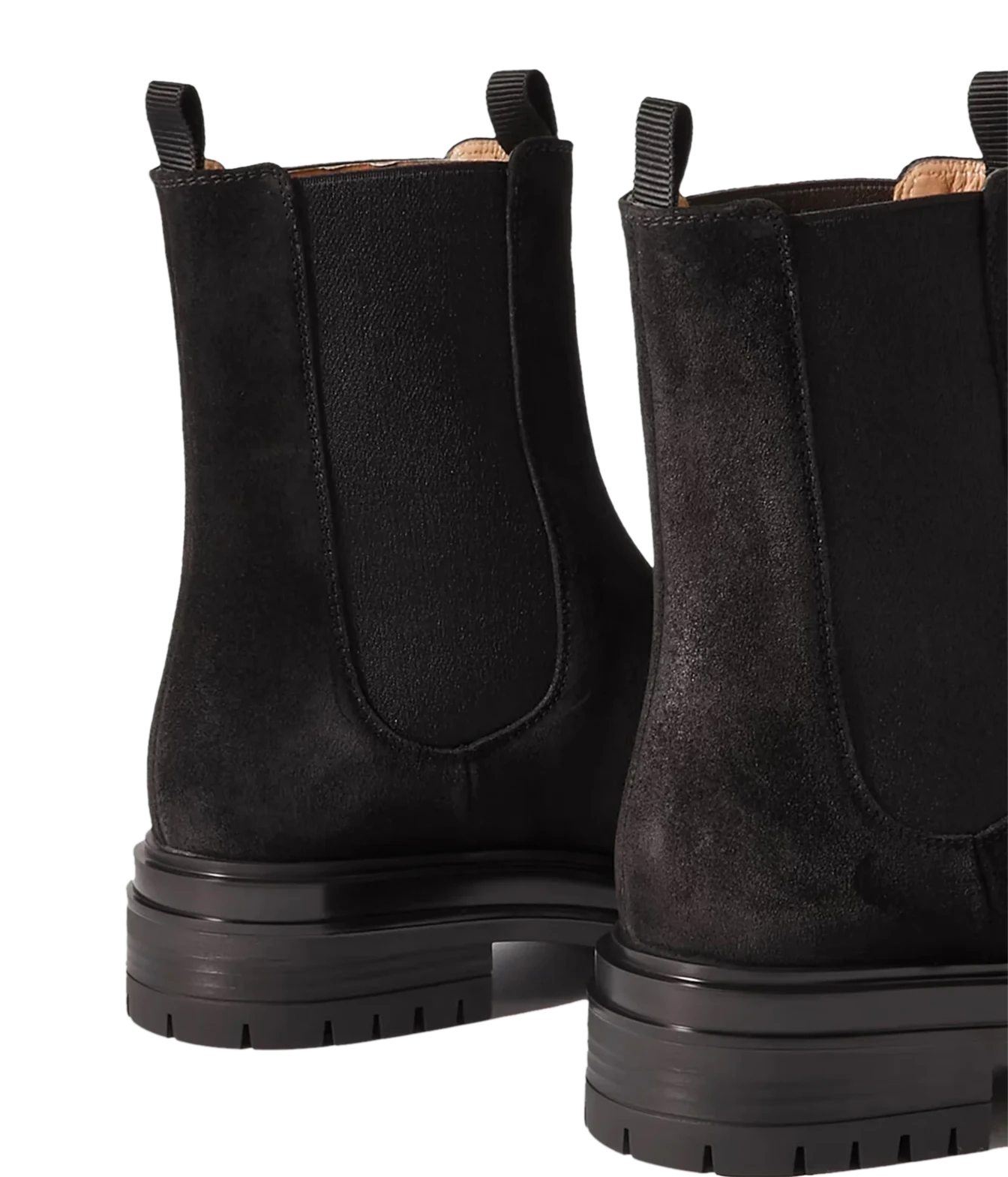 Chester Boot W Fur In Suede Black