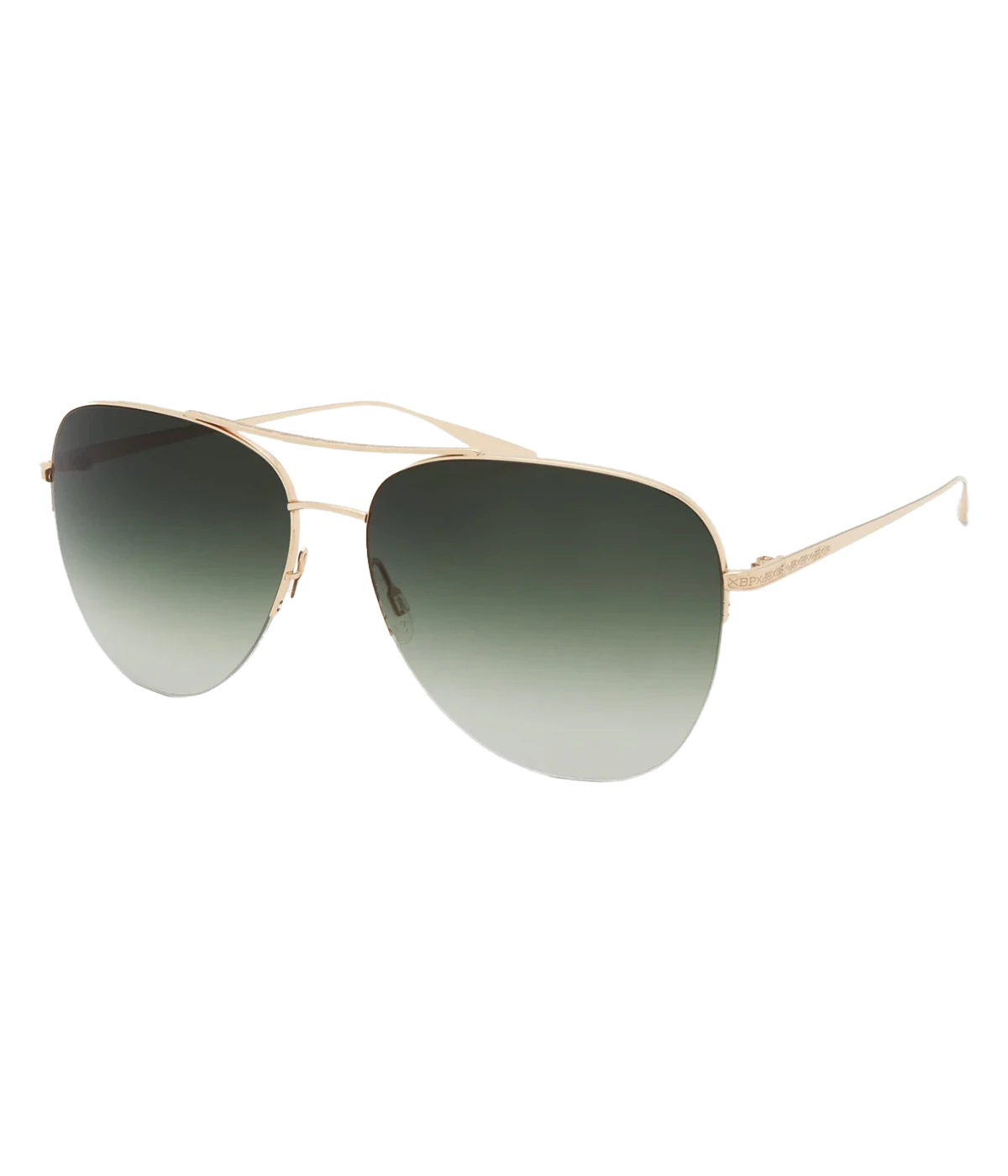 Chevalier Sunglasses in Gold & Green