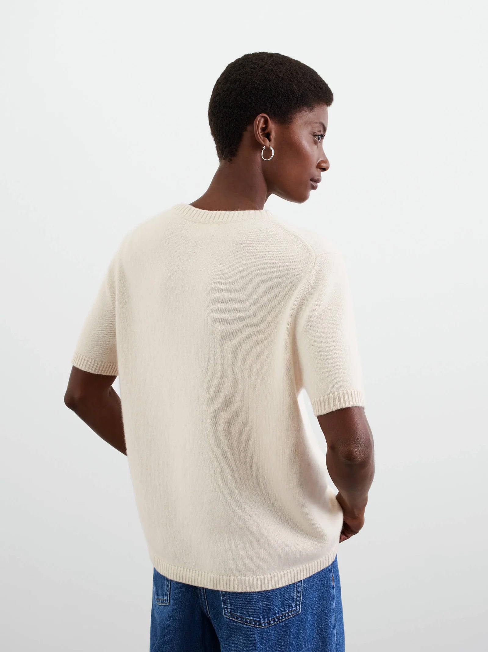 Chunky T-Shirt in Feather White