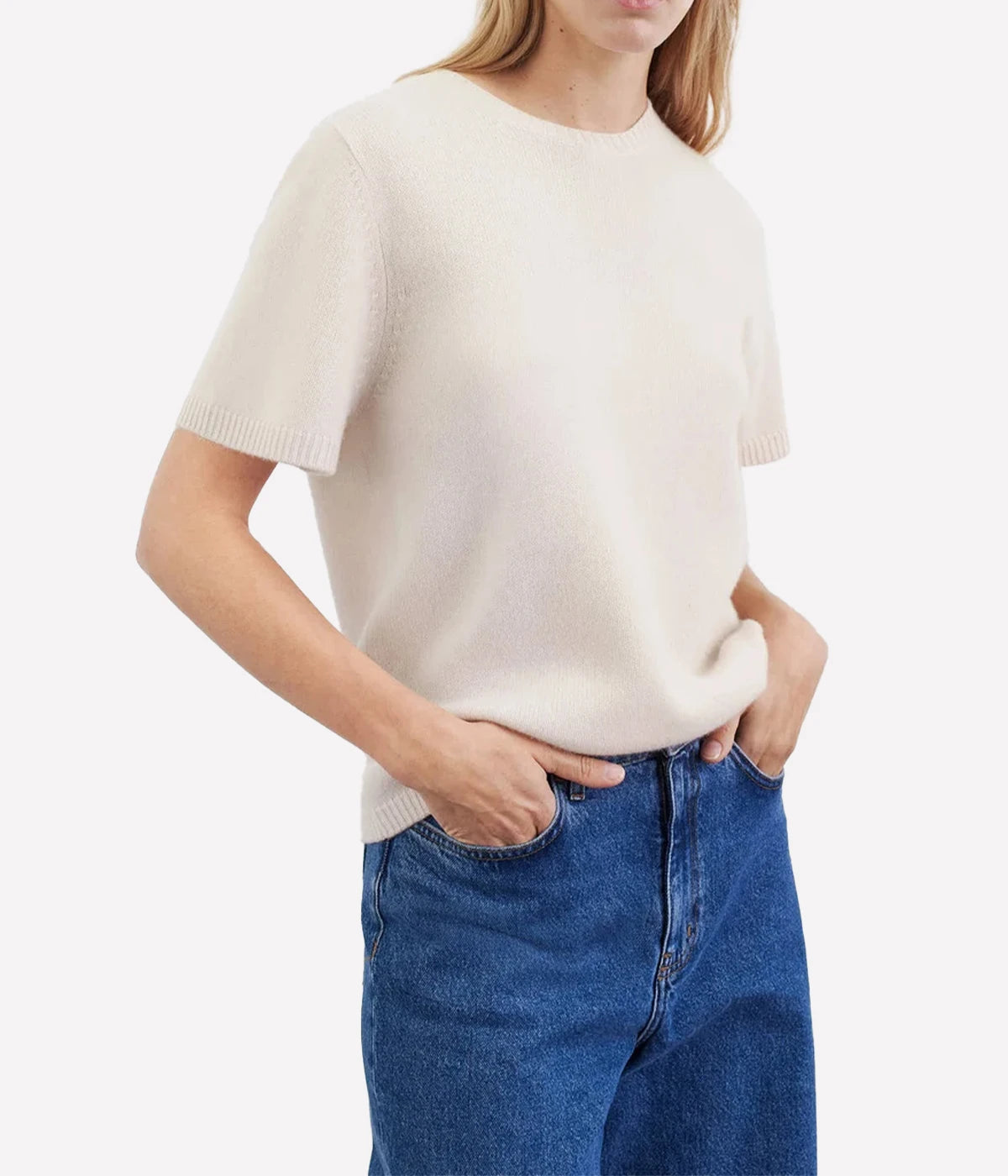 Chunky T-Shirt in Powder