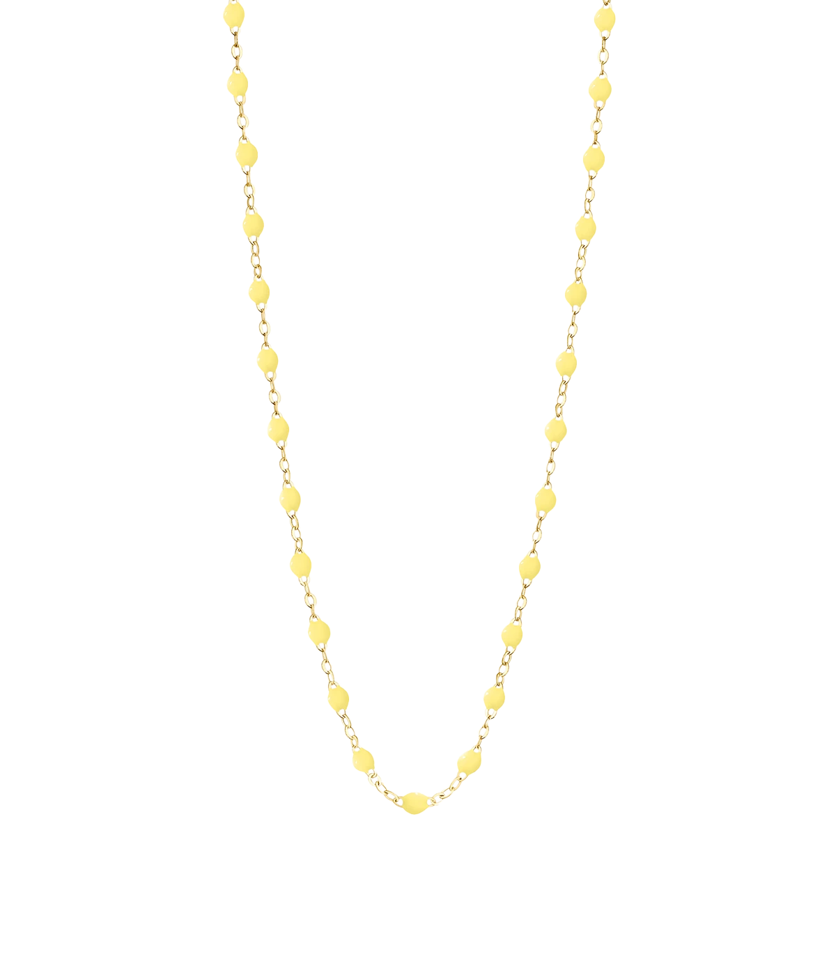 Classic Gigi 45cm Necklace in 18K Yellow Gold & Mimosa