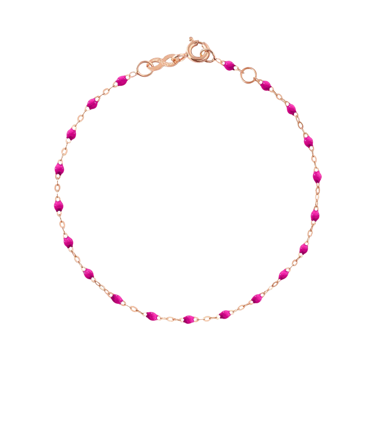 ALT text
Gigi CLOZEAU Classic Gigi bracelet in 18ct yellow gold with bold orange resin beads and adjustable clasp